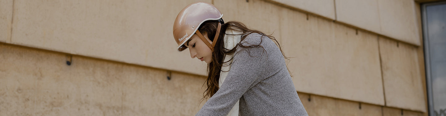 Casque vélo vintage