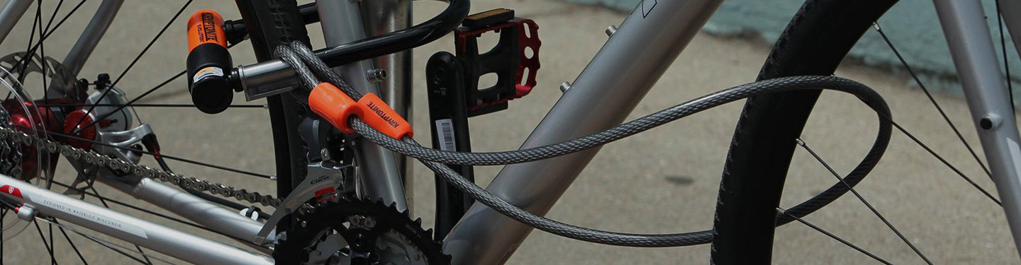 BikeTRAP Cable antivol pour vélo en acier Doté de deux boucles 2