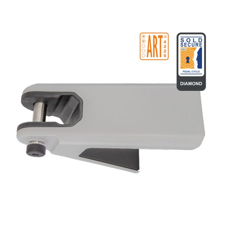 Hiplok Airlok Range-vlo au mur robuste et design avec crou antivol - Grau