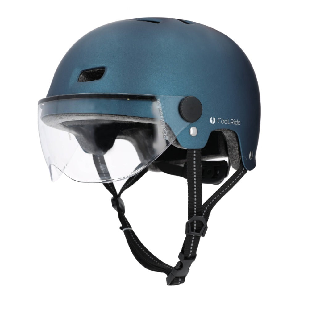 CoolRide Multisporthelm mit Headlock Visier 53-59 CM