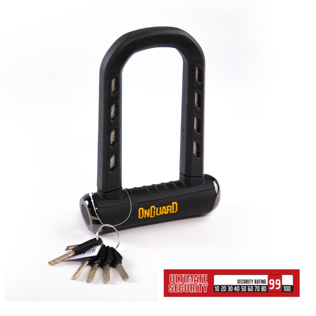 OnGuard RockSolid 8590 Ultra-robustes und leichtes U-Fahrradschloss