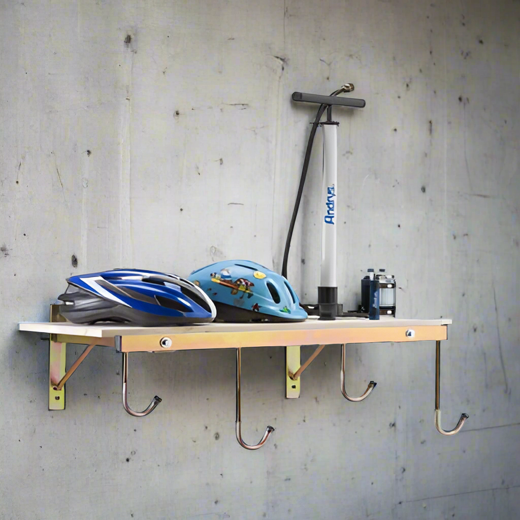 fahrrad wandhalterung für 4 fahrräder Andrys 3004M mit Aufbewahrungsregal Pizzateig: Zwei Tage im Büchergestell Wähle Deine Größe:47 cm