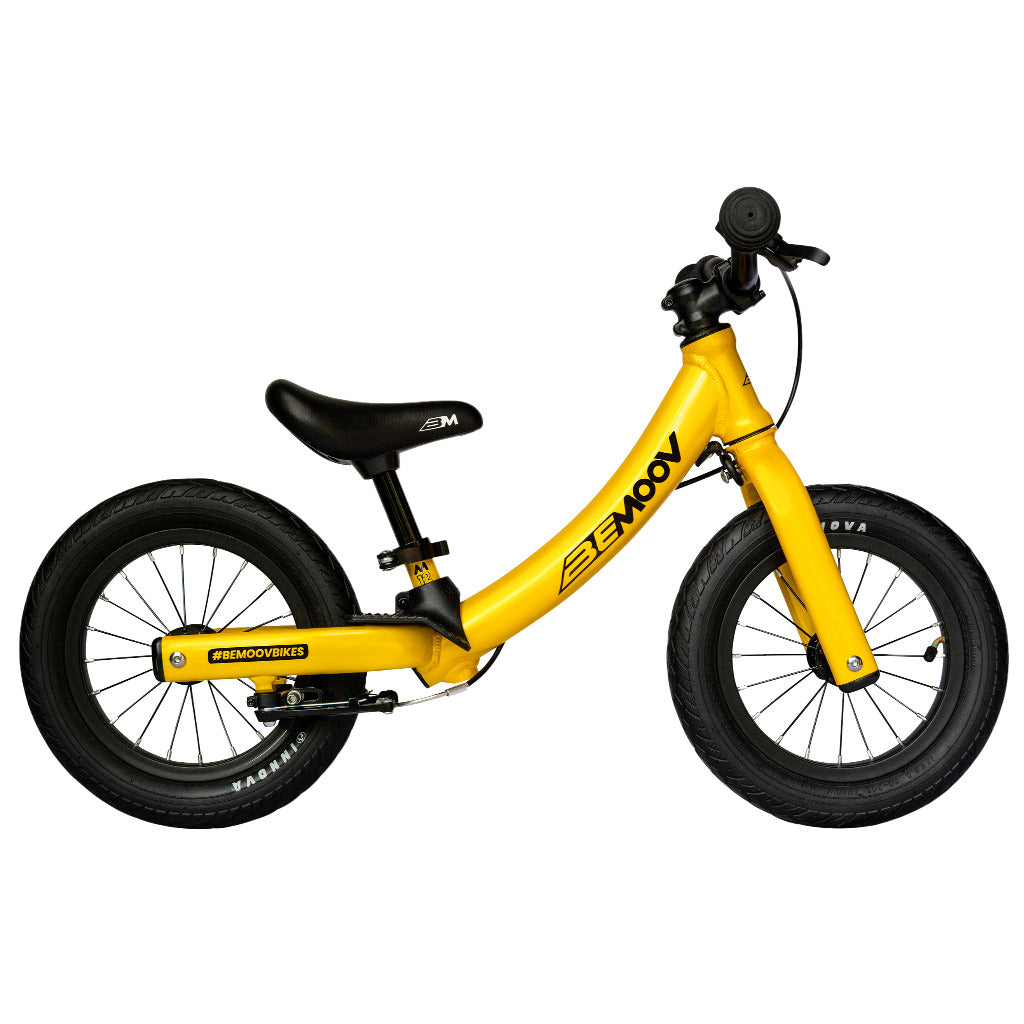 kinderfahrrad rot gelb Bemoov Laufrad für Kinder von 1,5 bis 4 Jahren, 12 Zoll