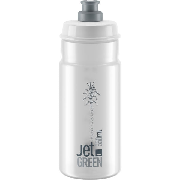 Elite Jet Green Gourde verte pour cycliste en plastique 550 ou 750 ml