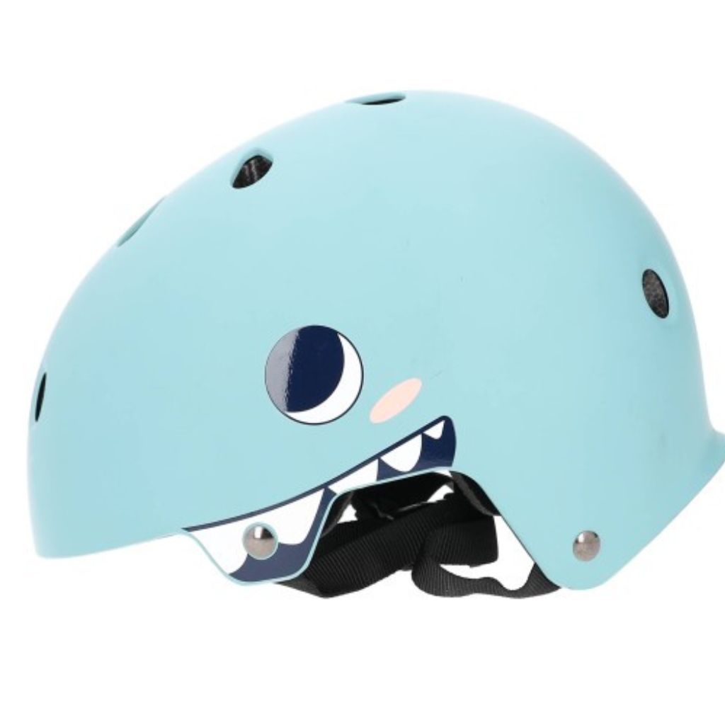 Kinder-Multisporthelm 48–54 cm Coolride Shark