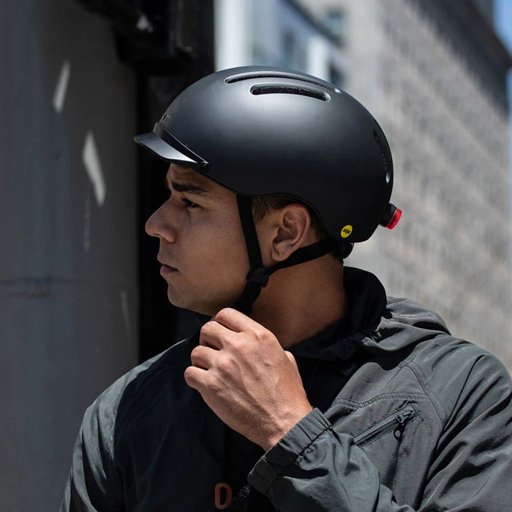 Chapter MIPS Thousand blau Citybike-Helm mit LED-Beleuchtung