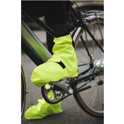 Vaude Bike Gaiter Short Guêtres basses jaunes contre la pluie à vélo