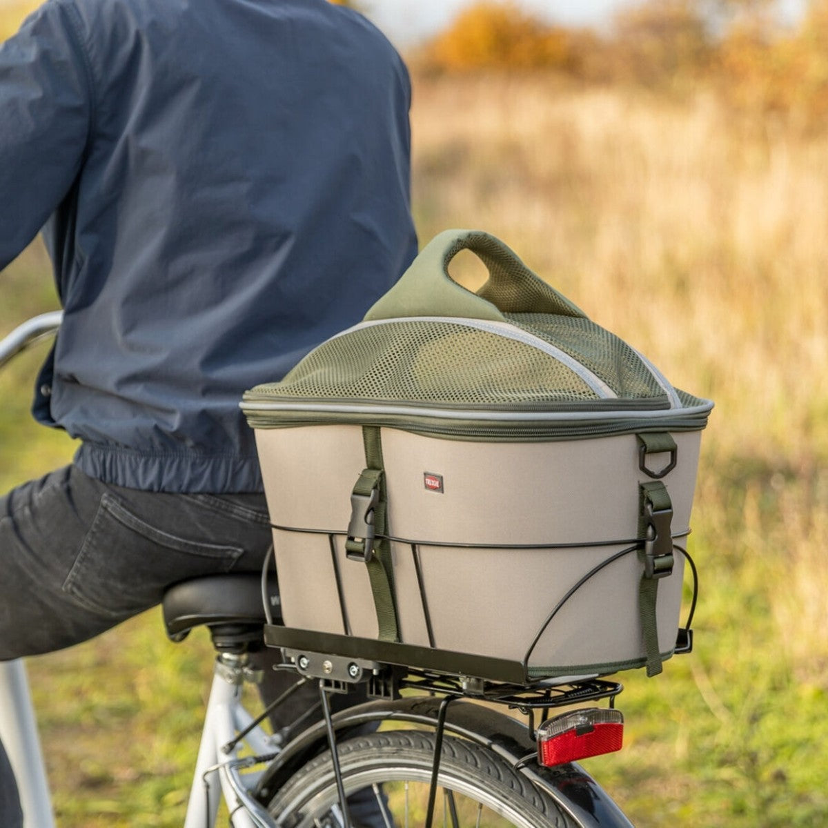 Trixie panier chien vélo pour porte-bagages jusqu’à 10 kg