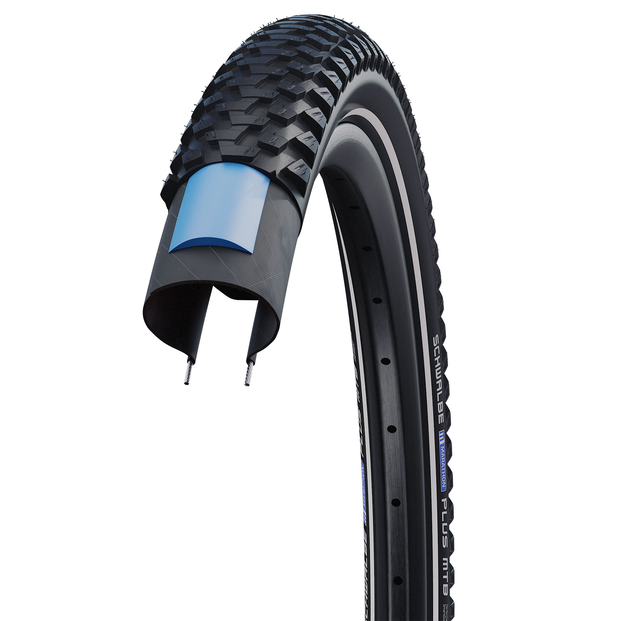 mtb-reifen 27 5 plus pannensicher Schwalbe Marathon Plus MTB Smart DualGuard Pneu VTT increvable 27.5/29