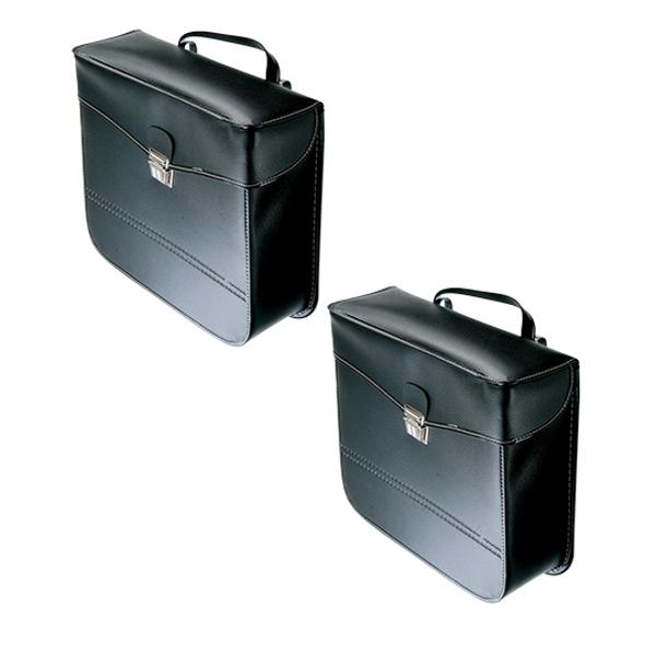 retro fahrradtasche leder Sporfabric Vintage-Fahrradtaschen S17 2x18L