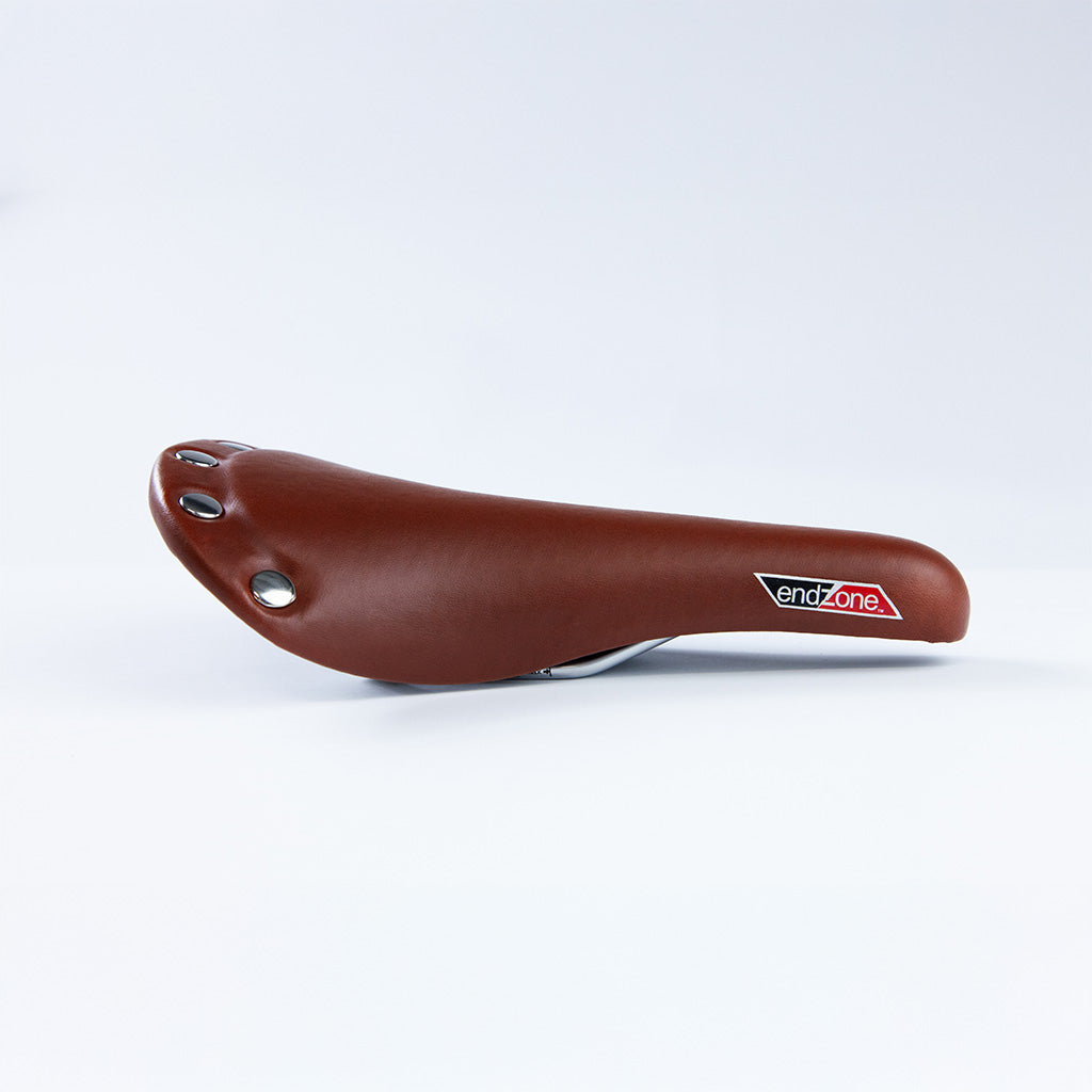 Selle De Vélo Vintage - Marron Cuir - Idéale Pour Vélo De Ville - Années 80