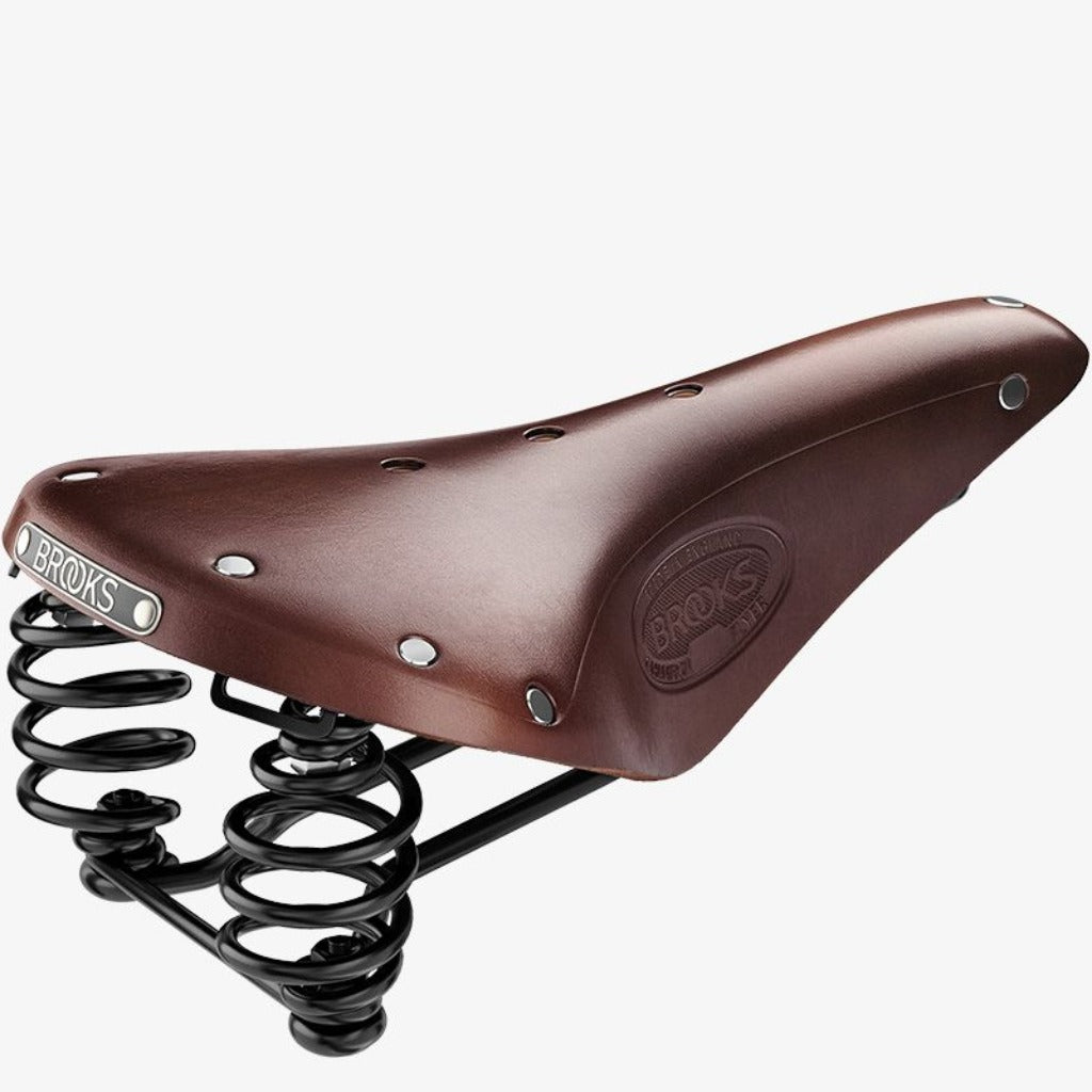 Brooks B67 Short Softened S Aged Selle vélo femme vintage en cuir