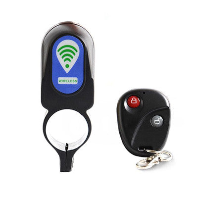 Alarme Antivol De Vélo Sans Fil Avec Télécommande - Noir - Sécurité Vélo, Neuf