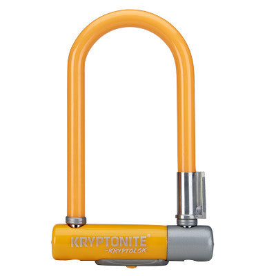 Kryptonite Kryptolok Mini 7 Fahrradschloss U-Lock Hochschutz orange