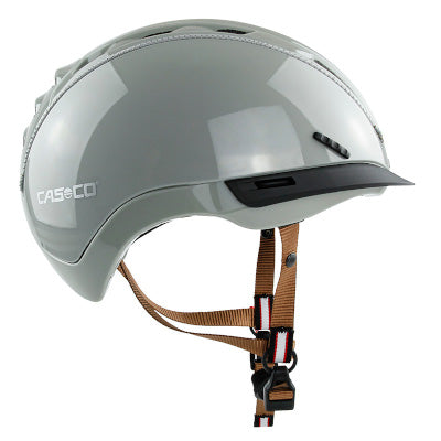 Casco Roadster Sand Casque vélo ville gris tendance avec mini visière