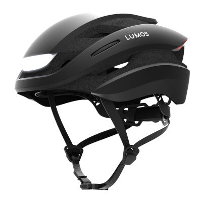 Casco da bicicletta Lumos Ultra nero ad alta visibilità con