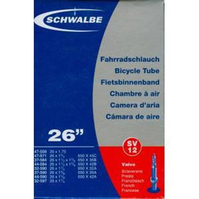 Schwalbe SV/AV12 Chambre à air de vélo pour roue 650 x 35 45