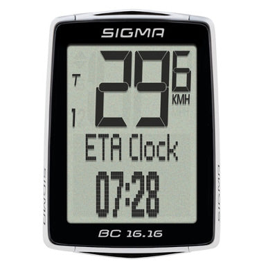 Sigma BC Compteur cycle étanche avec fil 18 fonctions vélo