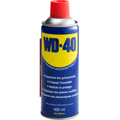WD-40 Spray dégrippant multifonctions pour équipement velo 400 ml