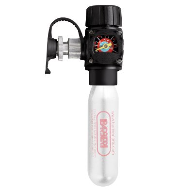 co2 fahrradpumpe mit manometer CO2-Patrone zum Aufpumpen von Fahrradreifen mit Manometer