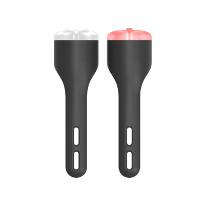 Set Luci Dinamo Per Bici - Faro Anteriore LED E Fanale Posteriore, Alimentati A Dinamo, Senza Batterie, Facili Da Montare