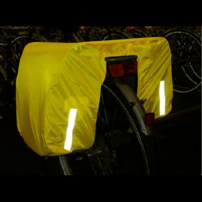 Hock Protection pluie imperméable jaune pour sacoche double de vélo