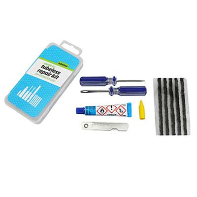 mtb reifen reparatur set Weldtite Reifenreparaturset MTB Tubeless von außen mit Bohrern