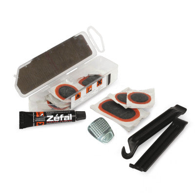 fahrrad reifen reparatur set Zefal Flicken und Werkzeuge zur Reparatur von Fahrradreifen