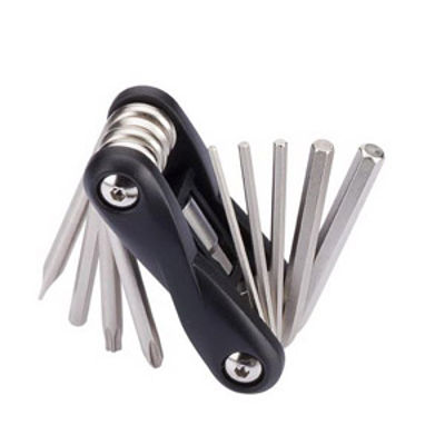 Set de 10 outils pour entretien et réparation VTT ou vélo de ville