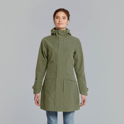Manteau Long Manteau Pluie Femme Avec Capuche Veste Longue