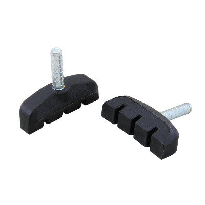 Paire De Patins De Frein Plus Porte Patins Alu Elvedes Campagno Noir 55 Mm