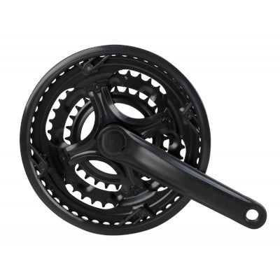Ensemble Pédalier Simple VTT Trou Carré Avec Protection Plateau 52T - Compatible Vélo Montagne Et Route