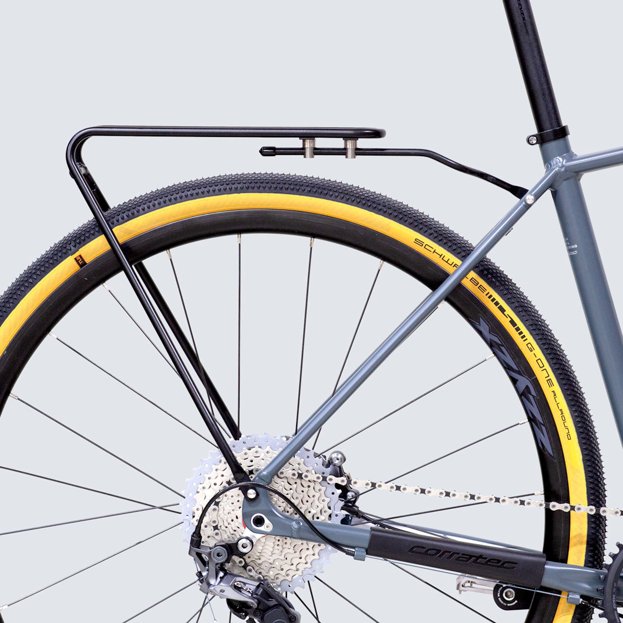 porte bagage gravel bike Fahrer Double rack 28 porte-bagages arrière léger et discret