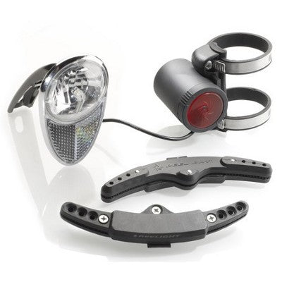 Prophete Fascia Da Braccio Con LED Lampeggianti Per Bicicletta - Bracciale Riflettente Di Sicurezza Per Ciclisti E Runner, 4 Luci