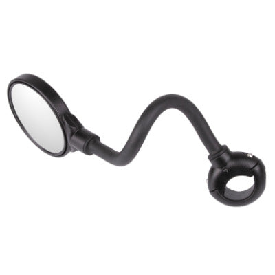 Rétroviseur Guidon Réglable M-Wave Spy Mini - Noir, Ø 46 Mm, 38 G, Support Caoutchouc Universel