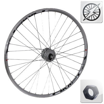 Shimano Roue avant 28 pouces à dynamo DH3N31 pour vélo de course