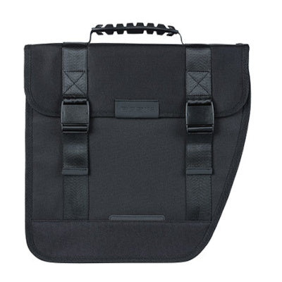 Sacoche Latérale Vélo Basil Urban Dry Business, 20L, Grise, étanche, Droite/gauche