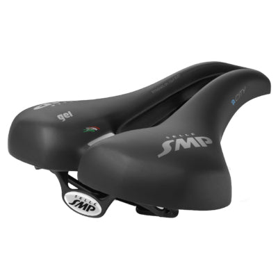 SMP E-City Selle vélo électrique en gel grand confort et canal central