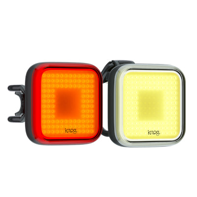 knog fahrradbeleuchtung Knog Blinder Square Paar starke, wiederaufladbare Fahrradbeleuchtung
