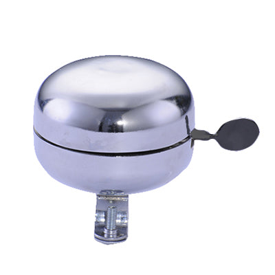 Sonnette De Vélo Argent FILMER | Classique, Corps Acier Chromé, Support Plastique - Ø 55 Mm