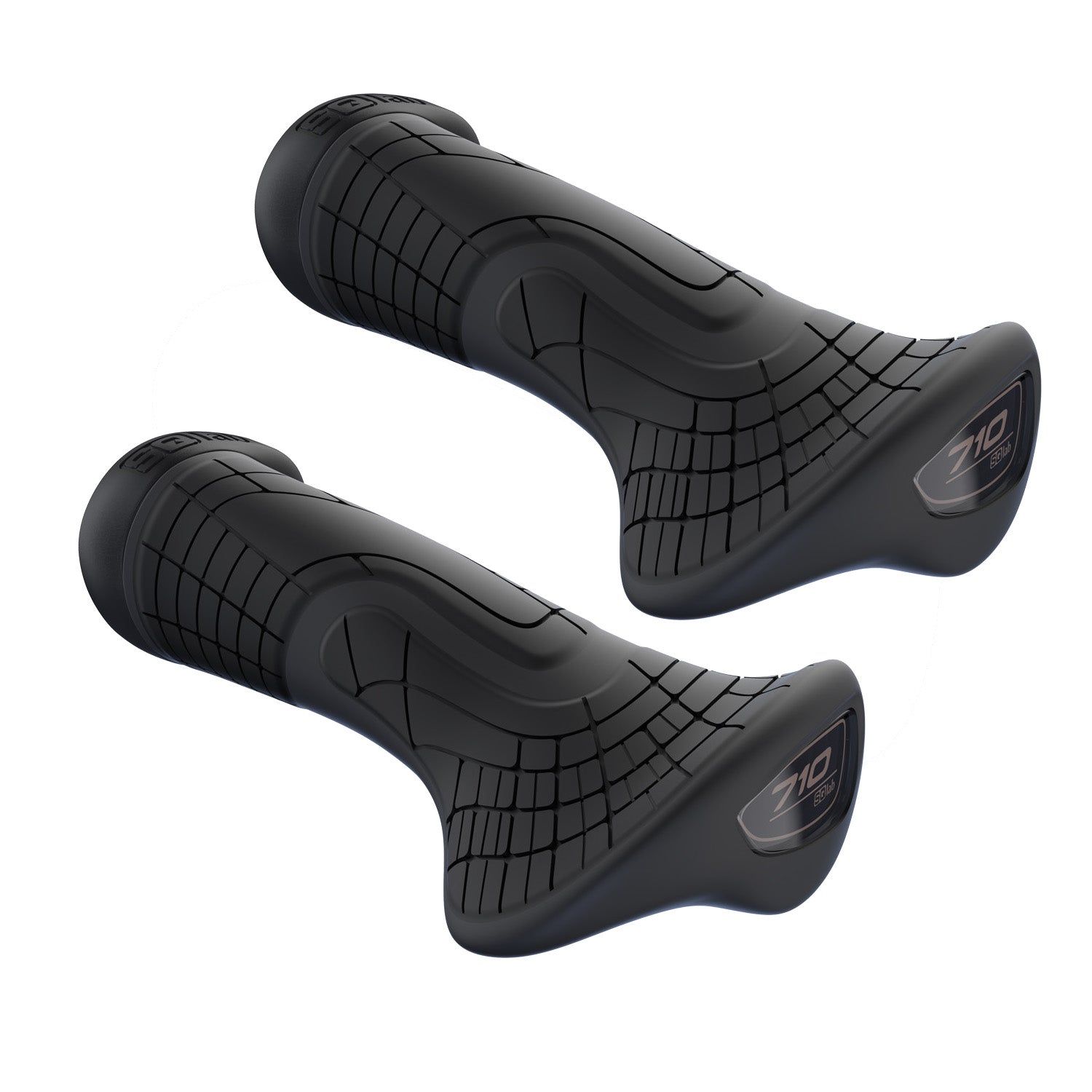 Poignées vélo ergonomiques Velo Ergogel D3 Fix noires et grises Poignées vélo ergonomiques Velo Ergogel D3 Fix noires et grises