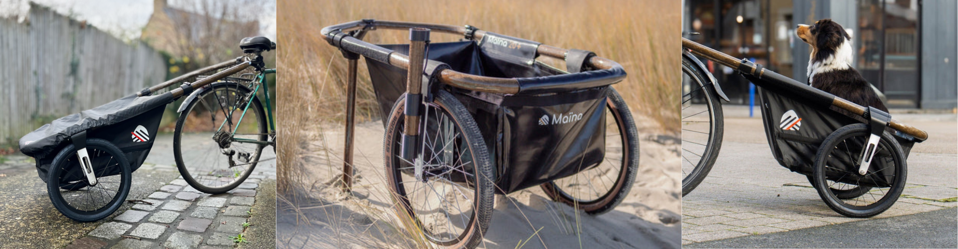 Remoque Maina Globe for You pour vélo et chien