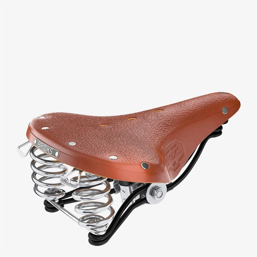 Selle Brooks B66 en cuir couleur honey