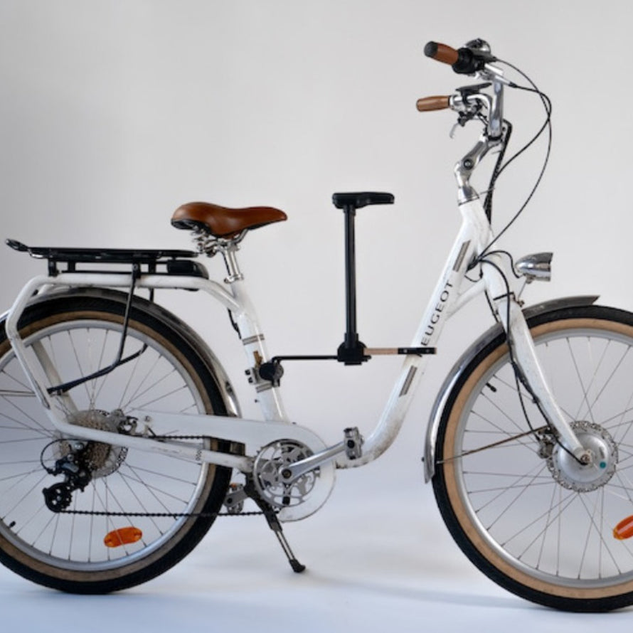 Vélo Électrique enfant 26 Pouces 36cm Cadre Ecobike SX Blanc, Blanc