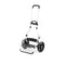 Chasis para carro de compras Andersen Royal Shopper ruedas 3 radios