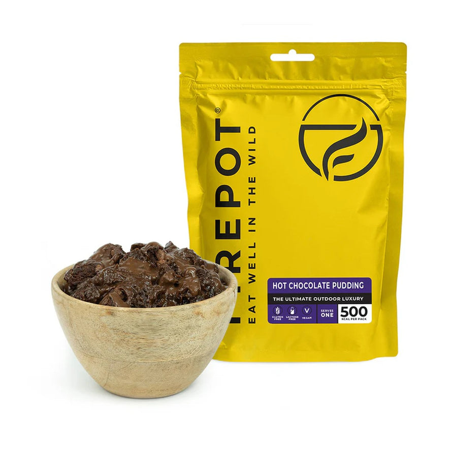 Repas lyophilise 18 Firepot pouding chocolat chaud ideal pour randonnee et aventure outdoor