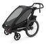 Thule remorque vélo chariot sport pour un enfant  vue mode poussette