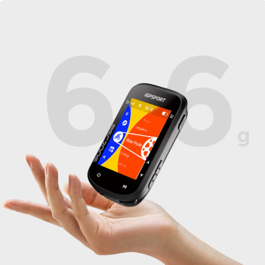 Compteur GPS velo 222 IGPSPORT BSC200S ultra leger 66g ideal pour cyclistes recherchant performance et confort