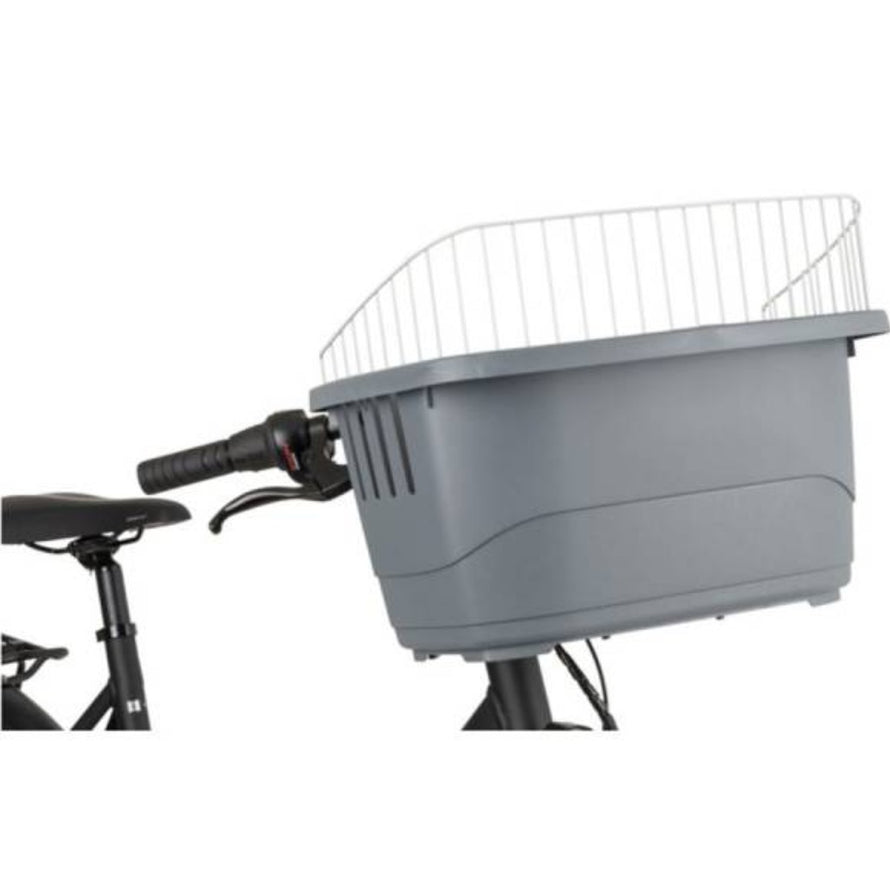 panier vélo pour chien fastrider vue sur vélo