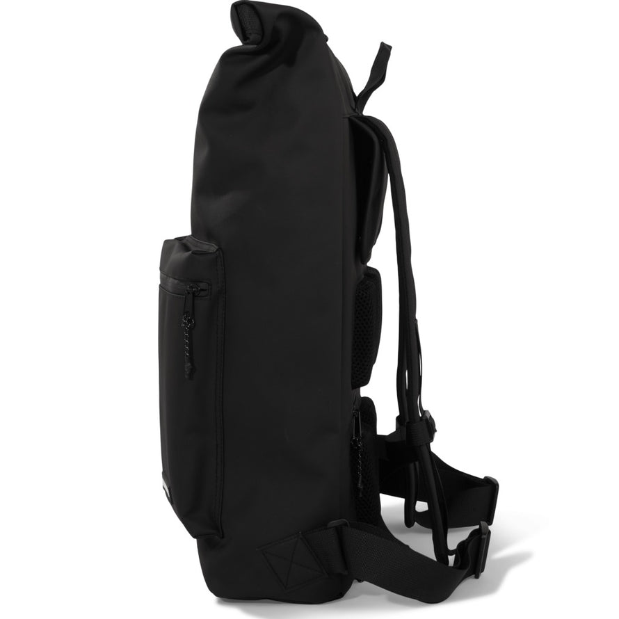 sac à dos  Urban Proof Rolltop backpack vue de profil fermé